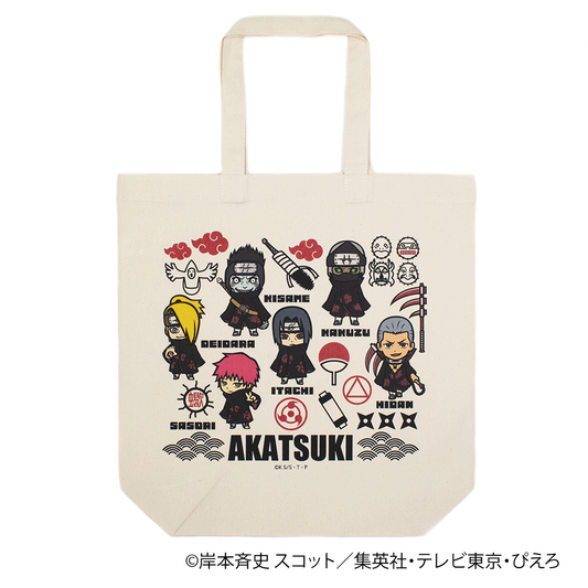 [Naruto] B-Side Label Tote Bag- Akatsuki