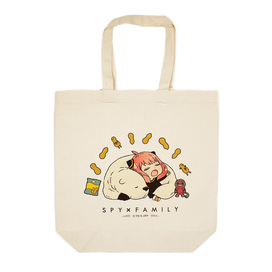 [Spy x Family] B-Side Label Tote Bag- Anya & Bond (B)