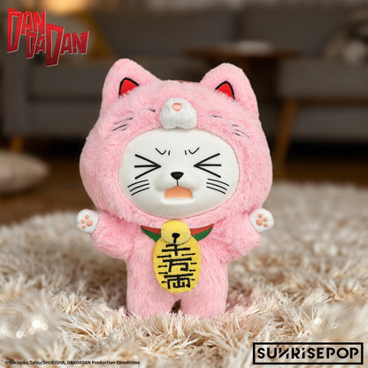 SUNRISEPOP Dandadan Turbo Granny Lucky Cat Soft Vinyl Plush Pendant Blind Box