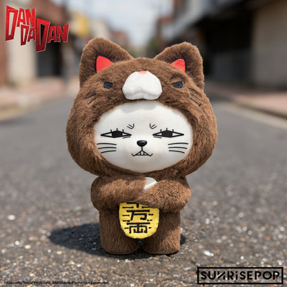 SUNRISEPOP Dandadan Turbo Granny Lucky Cat Soft Vinyl Plush Pendant Blind Box