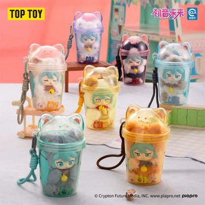 TOPTOY Hatsune Miku Milk Tea Cup Series Vinyl Plush Blind Box