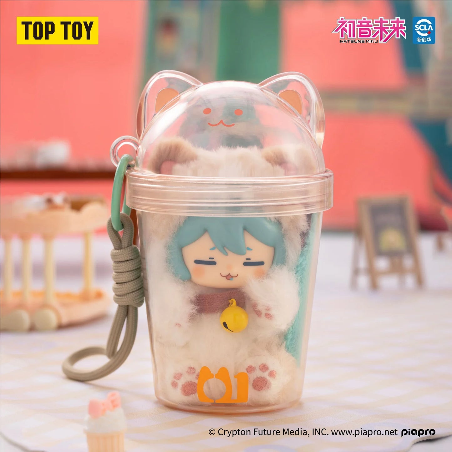 TOPTOY Hatsune Miku Milk Tea Cup Series Vinyl Plush Blind Box