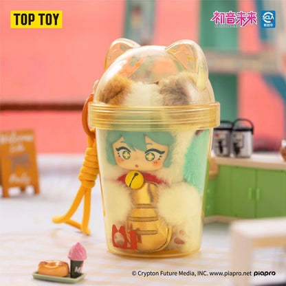 TOPTOY Hatsune Miku Milk Tea Cup Series Vinyl Plush Blind Box