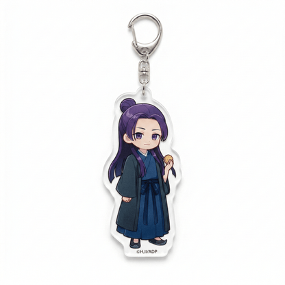 [Apothecary Diaries] The Pharmacist's Monologue Pop Up Store Keychain - Jinshi with Mooncake - Otaku Collectives