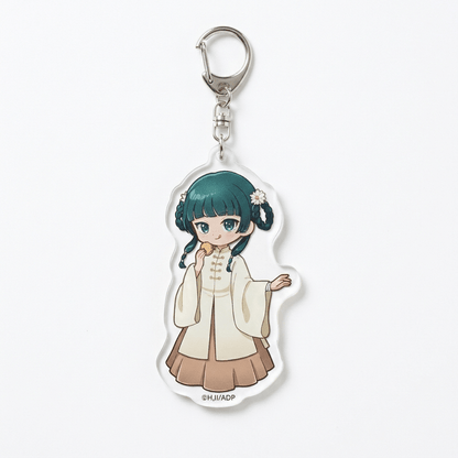 [Apothecary Diaries] The Pharmacist's Monologue Pop Up Store Keychain - Maomao with Mooncake - Otaku Collectives