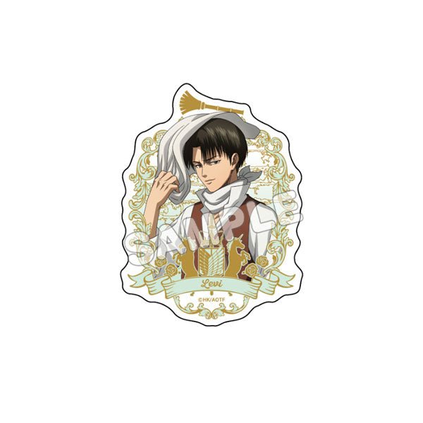 [Attack on Titan] 10 Years Journey / Original die - cut sticker Levi (Past) - Otaku Collectives