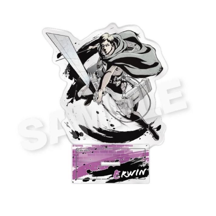 [Attack on Titan] Attack on Titan Ink Painting Acrylic Stand Erwin - Otaku Collectives