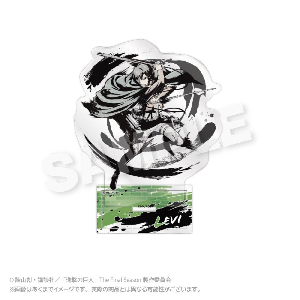 [Attack on Titan] Attack on Titan Ink Painting Acrylic Stand Levi - Otaku Collectives