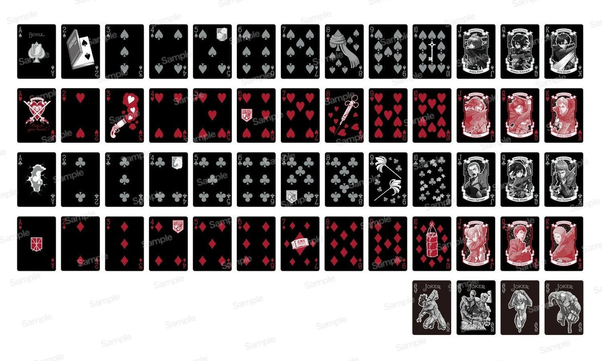 Attack on Titan Bicycle Cards V2 - Otaku Collectives