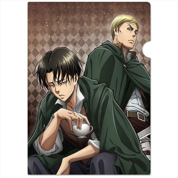[Attack on Titan] Levi Ackerman & Erwin Smith Clear File - Otaku Collectives