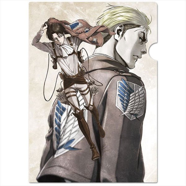 [Attack on Titan] Levi Ackerman & Erwin Smith Clear File Version B - Otaku Collectives