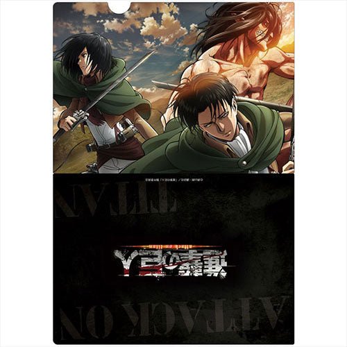 [Attack on Titan] Levi Ackerman, Mikasa Ackerman, Eren Titan Clear File - Otaku Collectives