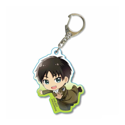 [Attack on Titan Season] Pukasshu Acrylic Keychain - Eren Jaeger Coat - Otaku Collectives