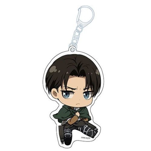 [Attack on Titan] The Final Season Petanko Acrylic Key Ring Vol.1 - Levi Ackerman - Otaku Collectives