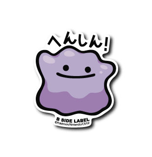 B - SIDE LABEL Pokémon Ditto Graphic Vinyl Sticker - Otaku Collectives