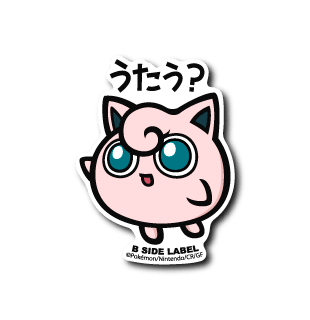 B - SIDE LABEL Pokémon Jigglypuff Graphic Vinyl Sticker - Otaku Collectives