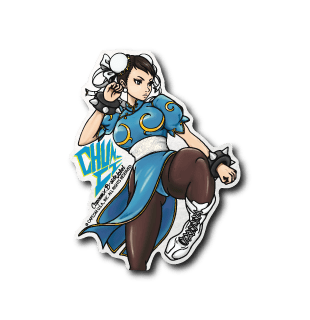 B-Side Label Sticker- Chun-Li - Otaku Collectives