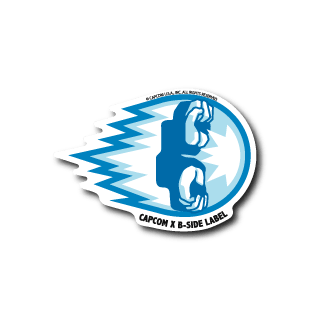 B-Side Label Sticker- Hadouken final - Otaku Collectives