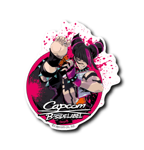 B-Side Label Sticker- Street Fighter 6 Juri - Otaku Collectives