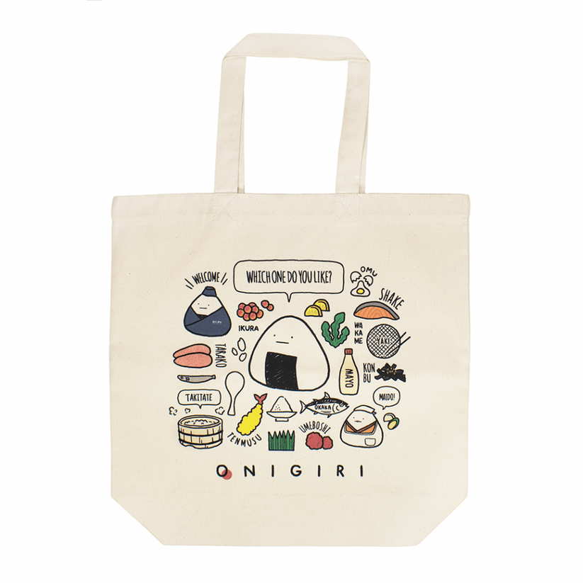 [B - Side] Onigiri Shop Tote Bag - Otaku Collectives