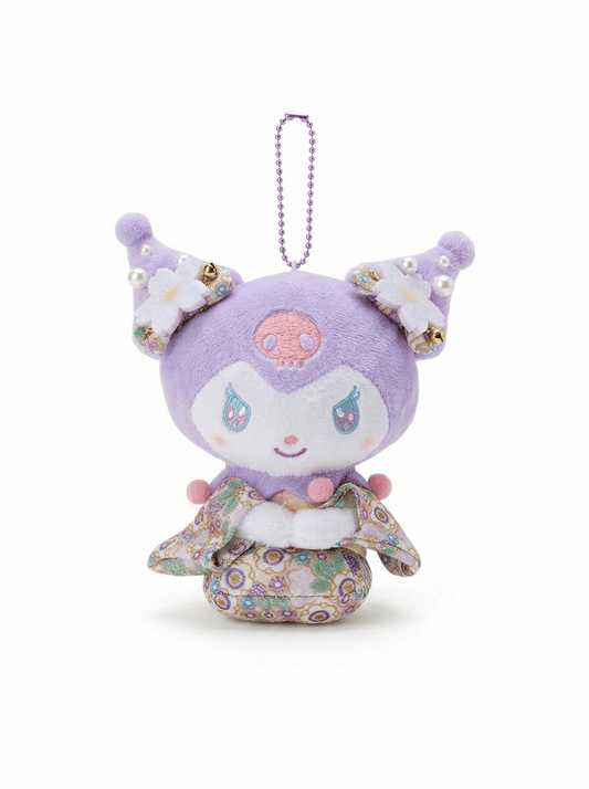 Ball Chain Plush Yumefuwa Omotenashi Kuromi Sanrio - Otaku Collectives