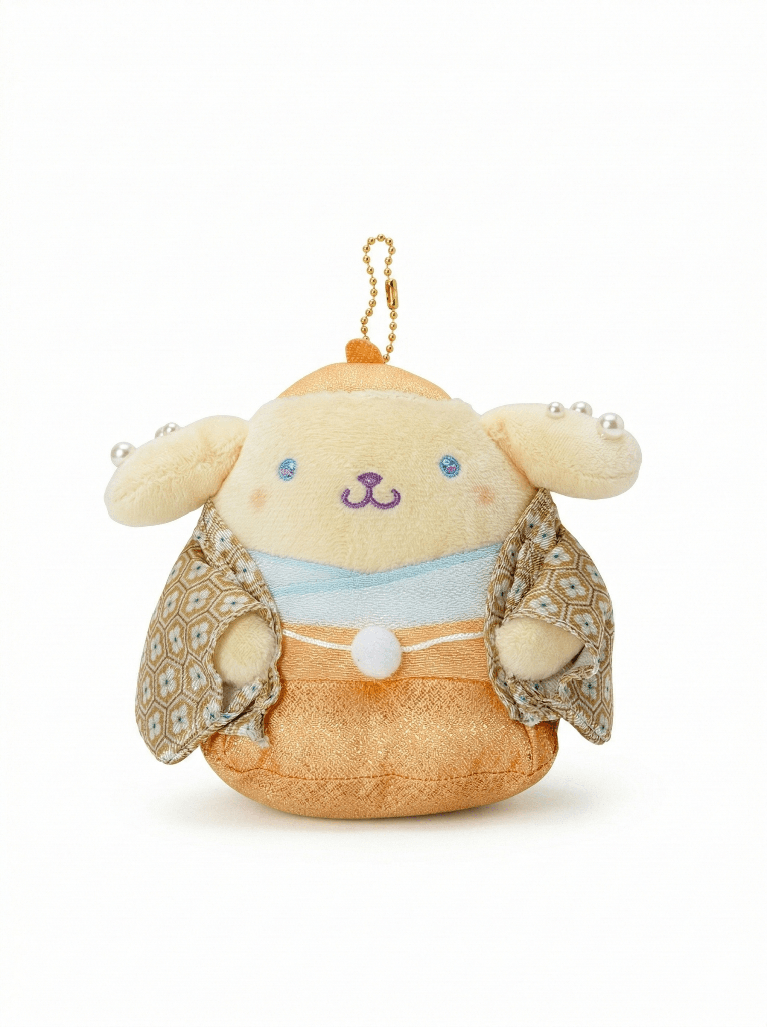 Ball Chain Plush Yumefuwa Omotenashi Pompompurin Sanrio - Otaku Collectives