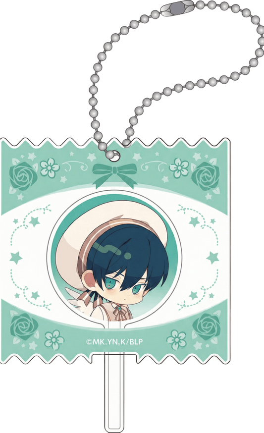 Blue Lock 2nd Season Rin Itoshi Candy Keychain Valentine Ver. - Otaku Collectives