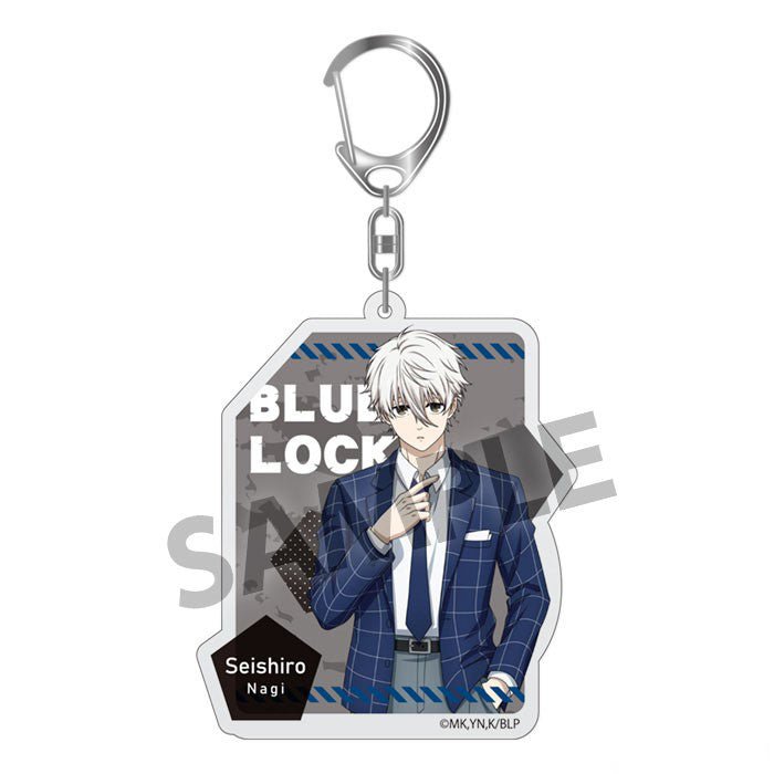 [Blue Lock] Acrylic Key Ring Suits Version Seishiro Nagi - Otaku Collectives