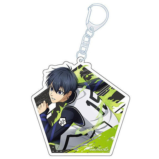 [Blue Lock] Action Acrylic Keychain - Yoichi Isagi - Otaku Collectives