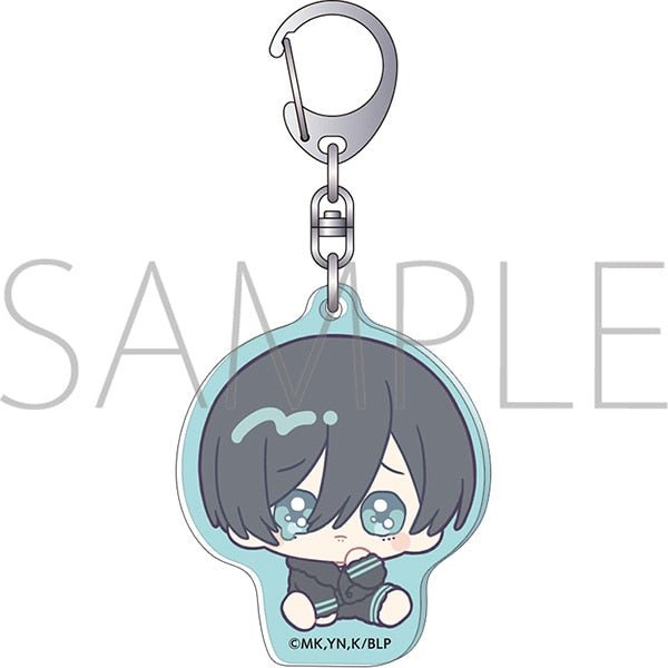 [Blue Lock] Chibi Crying Acrylic Keychain - Rin Itoshi - Otaku Collectives