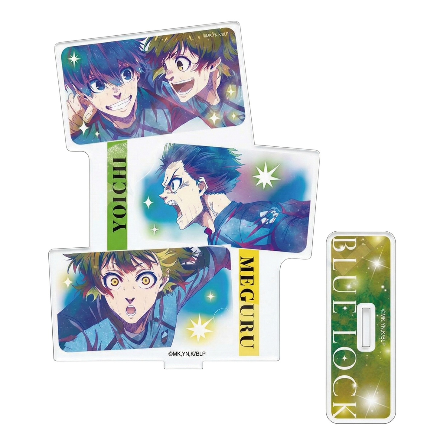 Blue Lock Galaxy Art Yoichi Isagi & Meguru Bachira Acrylic Stand (3 Pieces) - Otaku Collectives