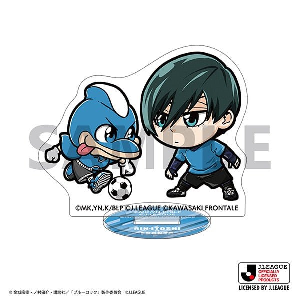 [Blue Lock] J League Mini Acrylic Stand - Rin Itoshi & Kawasaki Frontale - Otaku Collectives