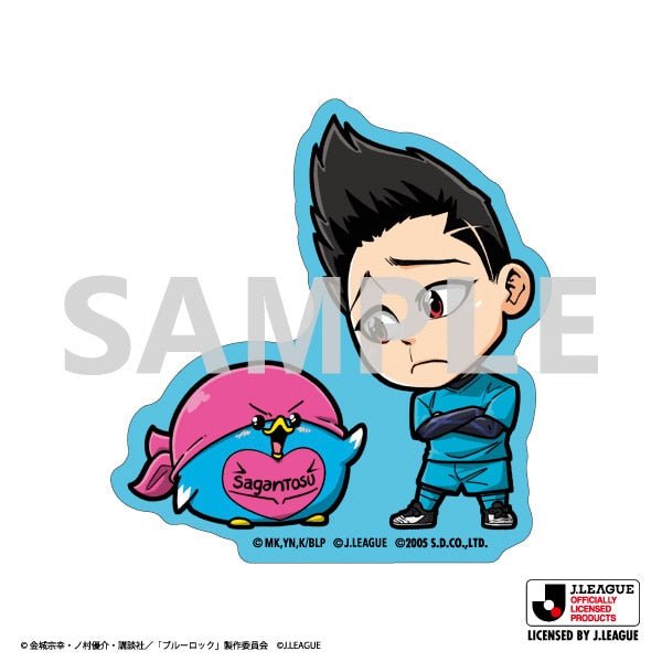 [Blue Lock] JJ League Sticker - Barou Teruhide & Sagan Tosu - Otaku Collectives