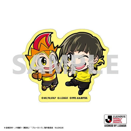 [Blue Lock] JJ League Sticker - Meguru Bachira & Kashiwa Reysol - Otaku Collectives