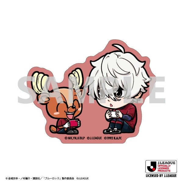 [Blue Lock] JJ League Sticker - Seishiro Nagi & Kashima Antlers - Otaku Collectives