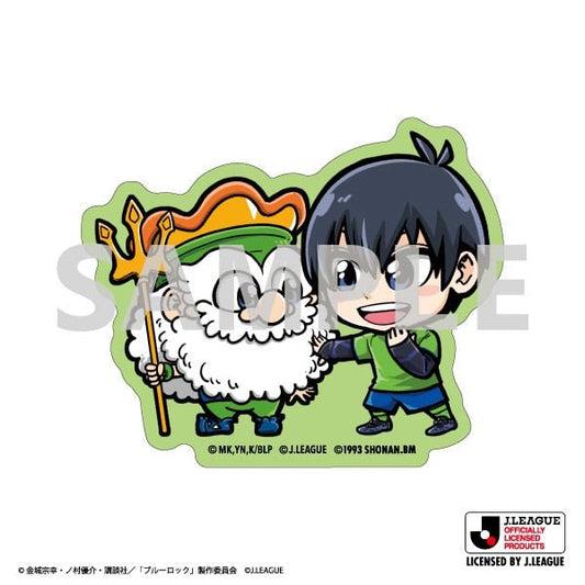 [Blue Lock] JJ League Sticker - Yoichi Isagi & Shonan Bellmare - Otaku Collectives