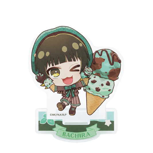 Blue Lock Meguru Bachira Acrylic Stand Chara - Peco Chocolate Mint Ver. - Otaku Collectives