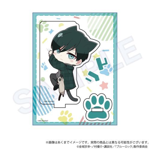 Blue Lock Acrylic Stand - Mini Chara Hittukinyan Rin Itoshi – Otaku ...