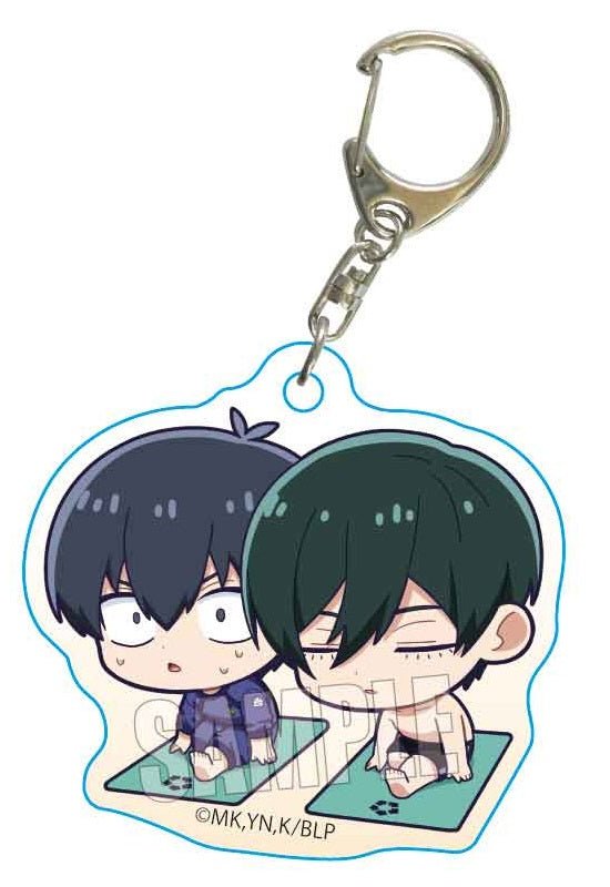 [Blue Lock] Petit Memo! Acrylic Key Ring - Isagi & Rin - Otaku Collectives