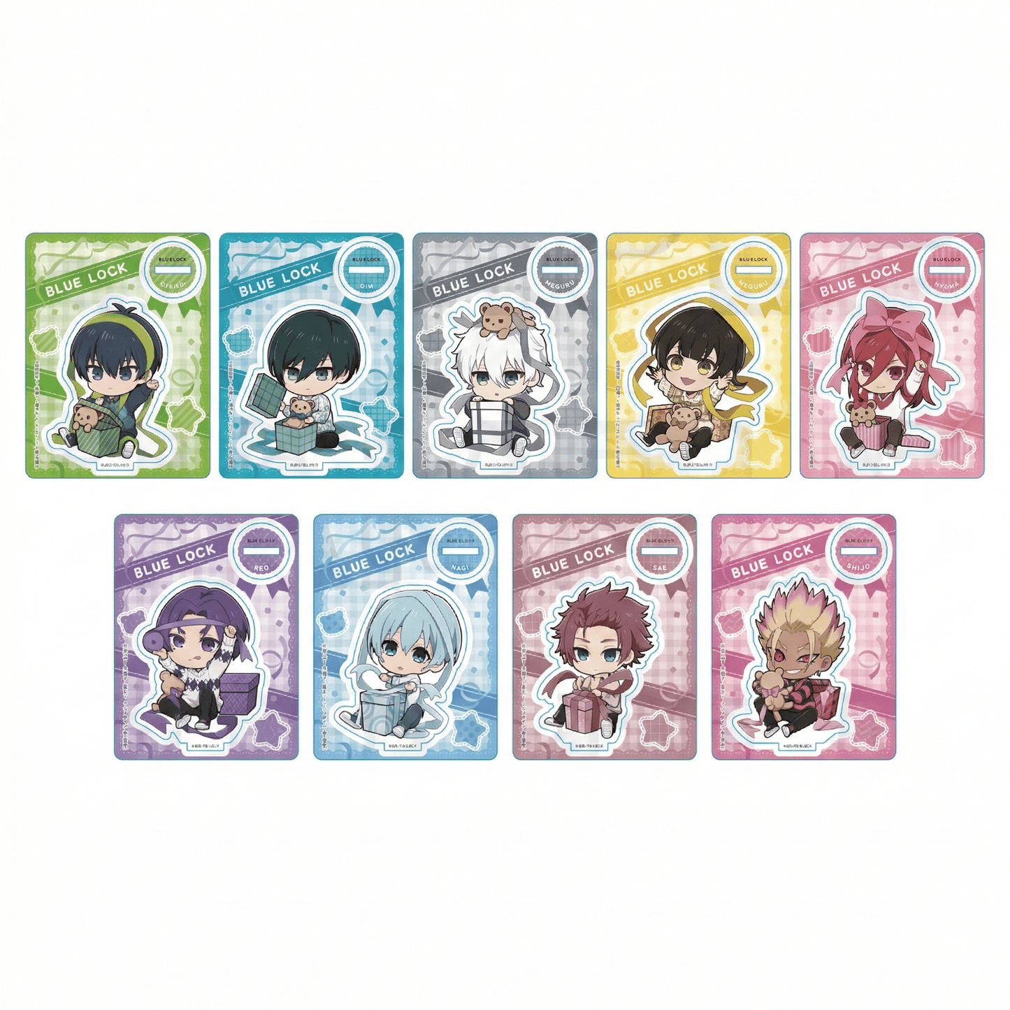 Blue Lock Sae Itoshi Mini Character Stand Present Ribbon Ver. - Otaku Collectives