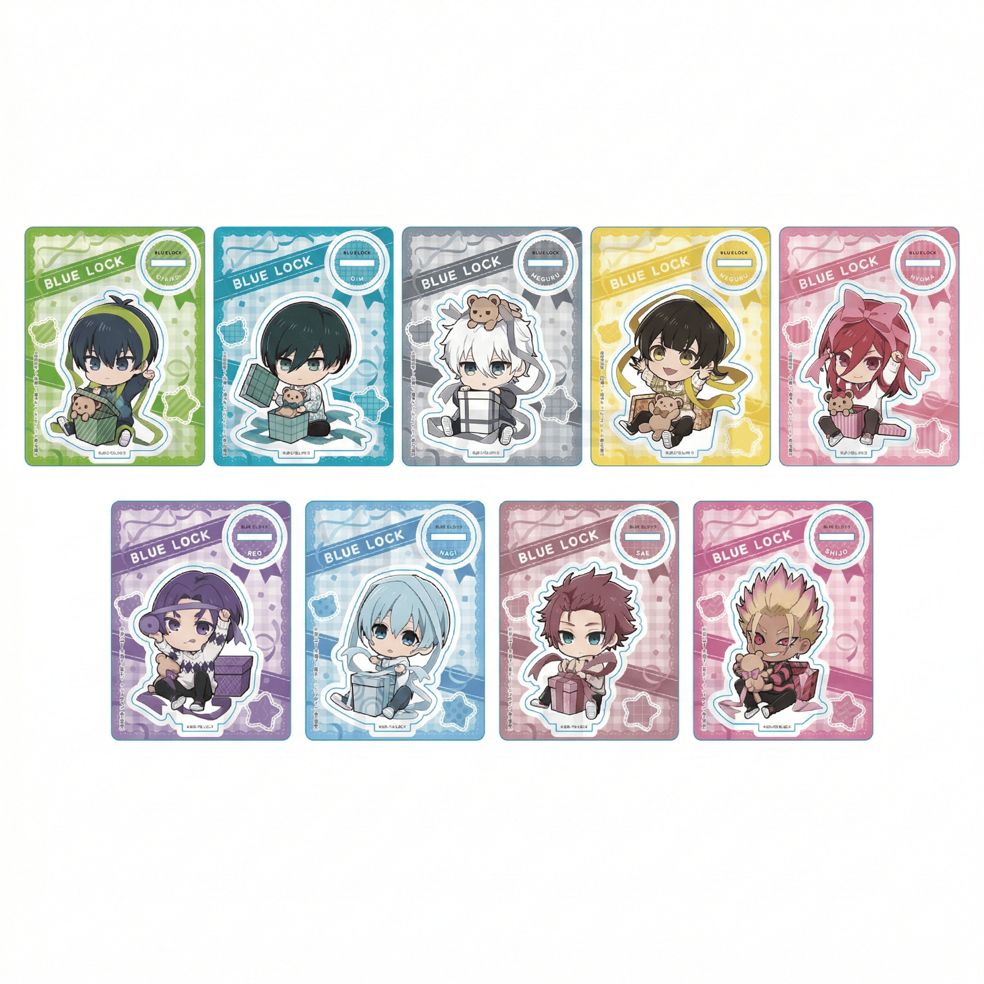 Blue Lock Sae Itoshi Mini Character Stand Present Ribbon Ver. - Otaku Collectives