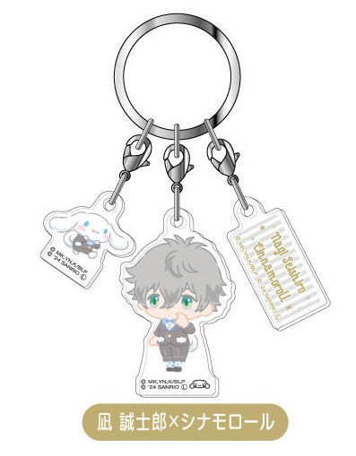 [Blue Lock] Sanrio x Blue Lock 3 Piece Acrylic Keychain - Nagi Seishiro x Cinnamoroll - Otaku Collectives