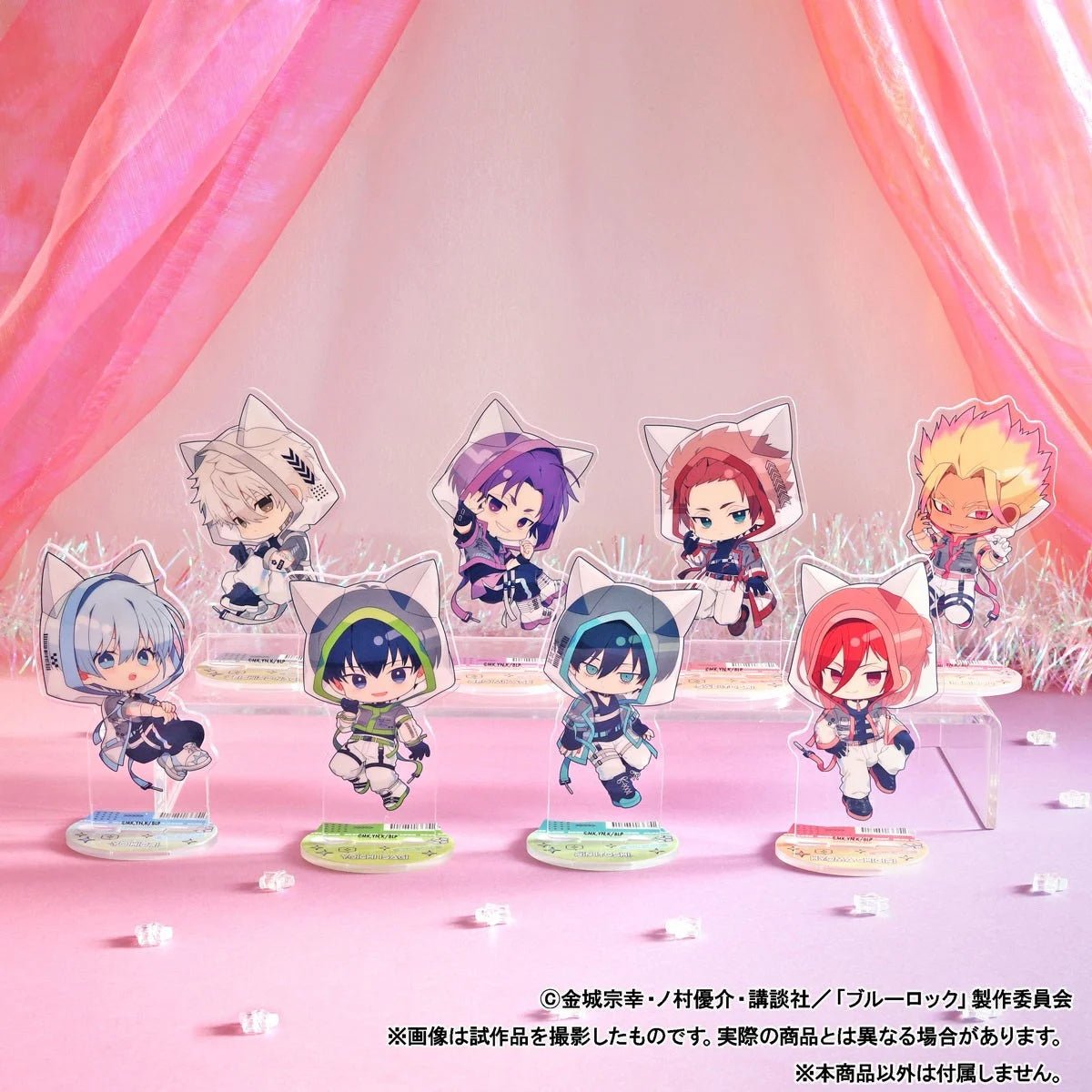Blue Lock Season 2 Rin Itoshi Cyber Cat Mini Acrylic Stand - Otaku Collectives