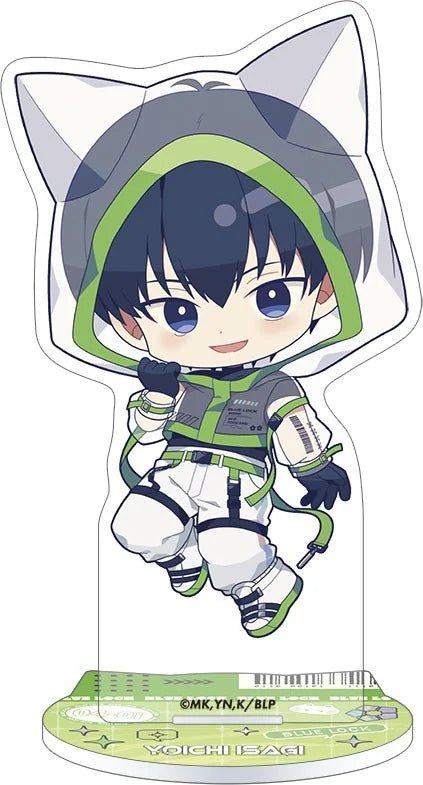 Blue Lock Season 2 Yoichi Isagi Cyber Cat Mini Acrylic Stand - Otaku Collectives