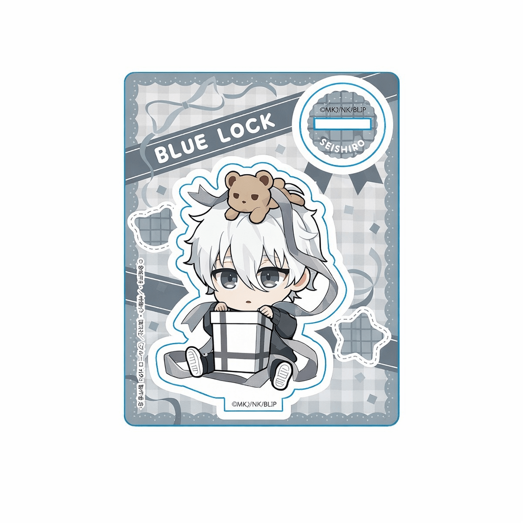 Blue Lock Seishiro Nagi Mini Character Stand Present Ribbon Ver. - Otaku Collectives
