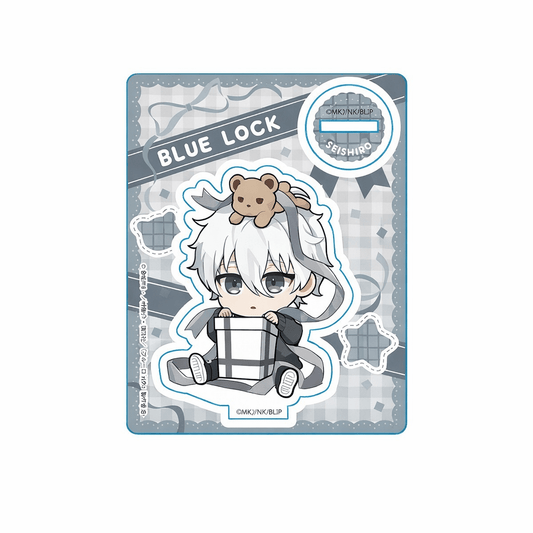 Blue Lock Seishiro Nagi Mini Character Stand Present Ribbon Ver. - Otaku Collectives