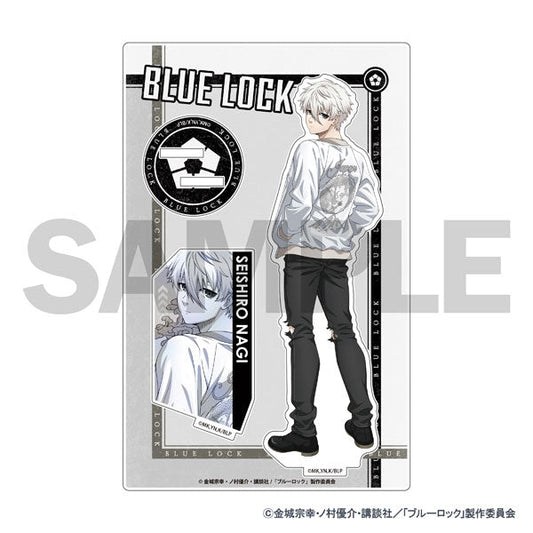 [Blue Lock] Sukajan Jacket New Illustration Acrylic Stand - Seishiro Nagi - Otaku Collectives