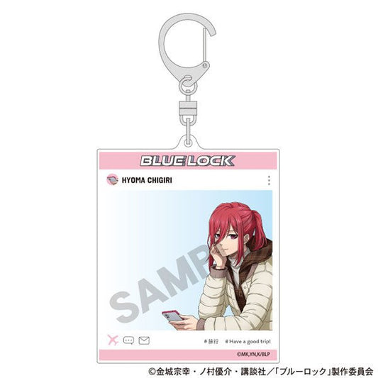 [Blue Lock] Travel Acrylic Keychain - Hyoma Chigiri - Otaku Collectives