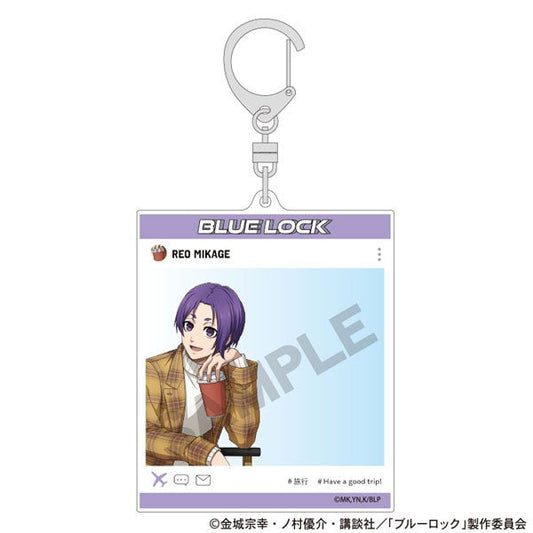 [Blue Lock] Travel Acrylic Keychain - Reo Mikage - Otaku Collectives