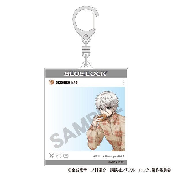 [Blue Lock] Travel Acrylic Keychain - Seishiro Nagi - Otaku Collectives